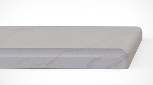 Quartz Countertops Half Bullnose Edge