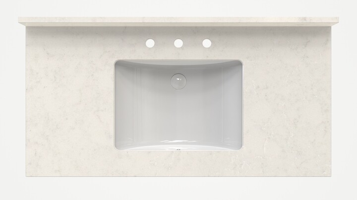 AQ657 Torquay Quartz Vanity Top 43x22