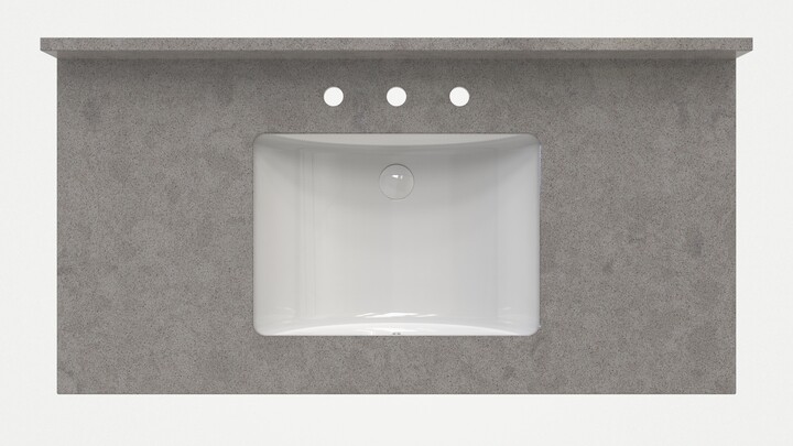 AQ660 Pebble Quartz Vanity Top 43x22