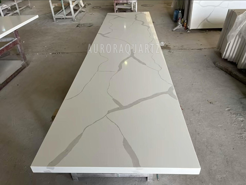 AQ702-Calacatta-Classic-Aurora-Quartz-Prefab-Countertops