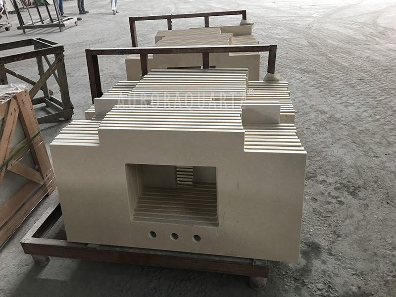 AQ907-Royal-Cream-Aurora-Quartz-Vanity-Tops-for-Multifamily-Project