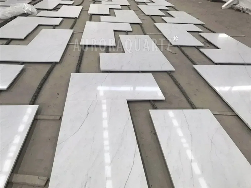 AQ927-Aria-White-Aurora-Quartz-Countertops-for-Multifamily-Project