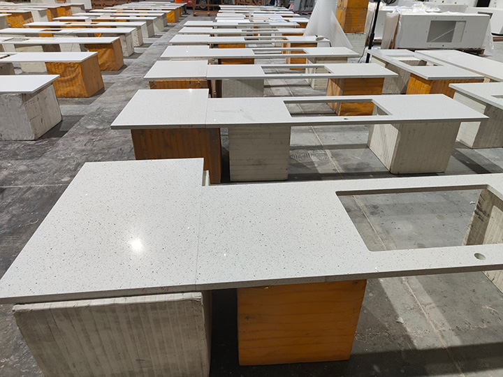 Aurora-Sparkling-White-Quartz-Countertops-for-Multifamily-Projects Aurora-Sparkling-White-Quartz-Countertops-for-Multifamily-Projects